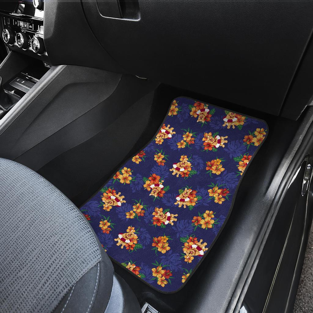 Hawaiian Themed Pattern Print Design H02 Car Floor Mats-JorJune