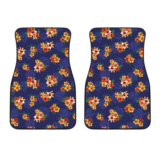 Hawaiian Themed Pattern Print Design H02 Car Floor Mats-JorJune