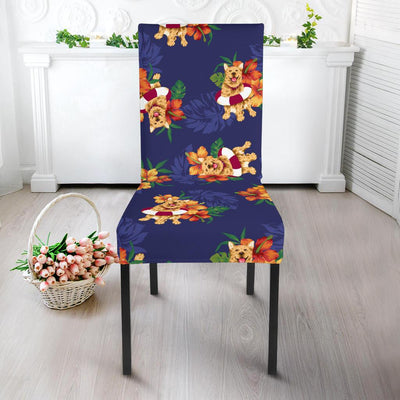 Hawaiian Themed Pattern Print Design H02 Dining Chair Slipcover-JORJUNE.COM