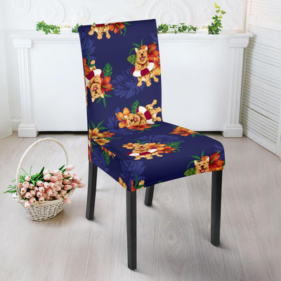 Hawaiian Themed Pattern Print Design H02 Dining Chair Slipcover-JORJUNE.COM