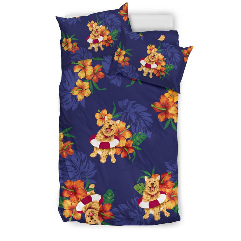 Hawaiian Themed Pattern Print Design H02 Duvet Cover Bedding Set-JORJUNE.COM