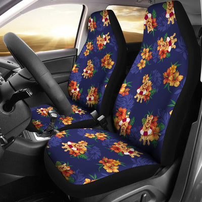 Hawaiian Themed Pattern Print Design H02 Universal Fit Car Seat Covers-JorJune
