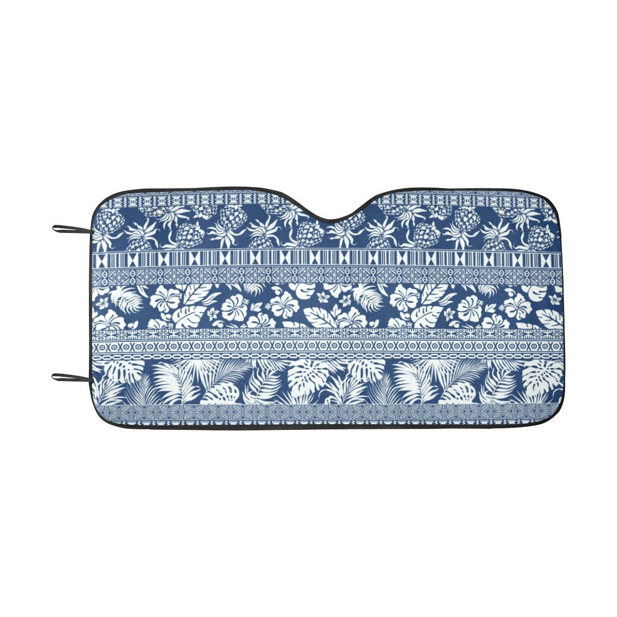 Hawaiian Themed Pattern Print Design H020 Car Sun Shade-JorJune