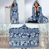 Hawaiian Themed Pattern Print Design H020 Hooded Blanket-JORJUNE.COM