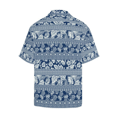 Hawaiian Themed Pattern Print Design H020 Men Hawaiian Shirt-JorJune