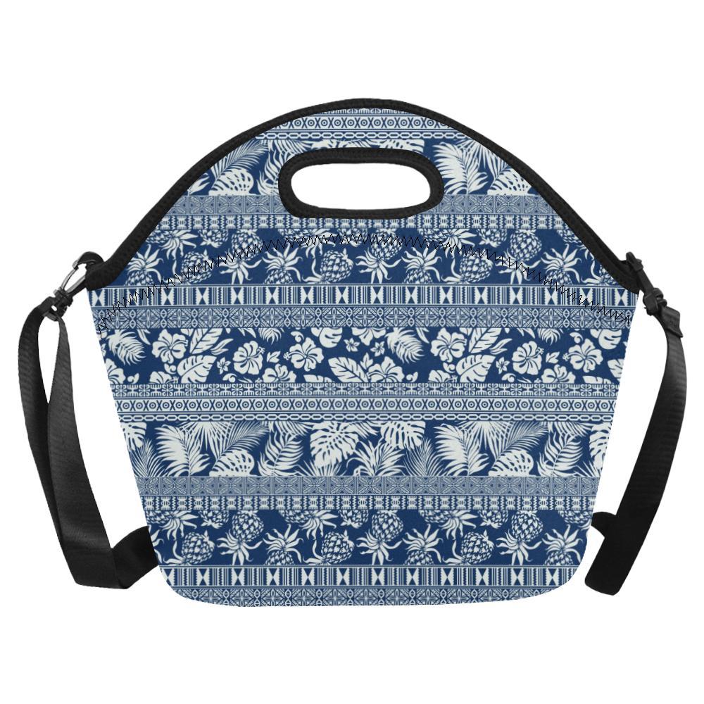 Hawaiian Themed Pattern Print Design H020 Neoprene Lunch Bag-JorJune