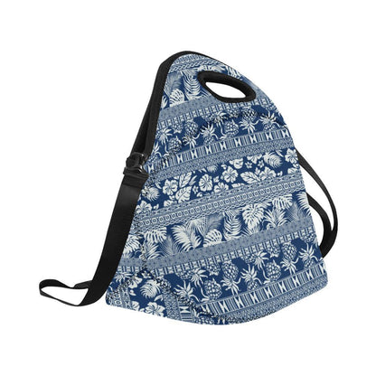 Hawaiian Themed Pattern Print Design H020 Neoprene Lunch Bag-JorJune