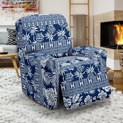 Hawaiian Themed Pattern Print Design H020 Recliner Slipcover-JORJUNE.COM