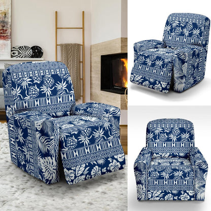 Hawaiian Themed Pattern Print Design H020 Recliner Slipcover-JORJUNE.COM