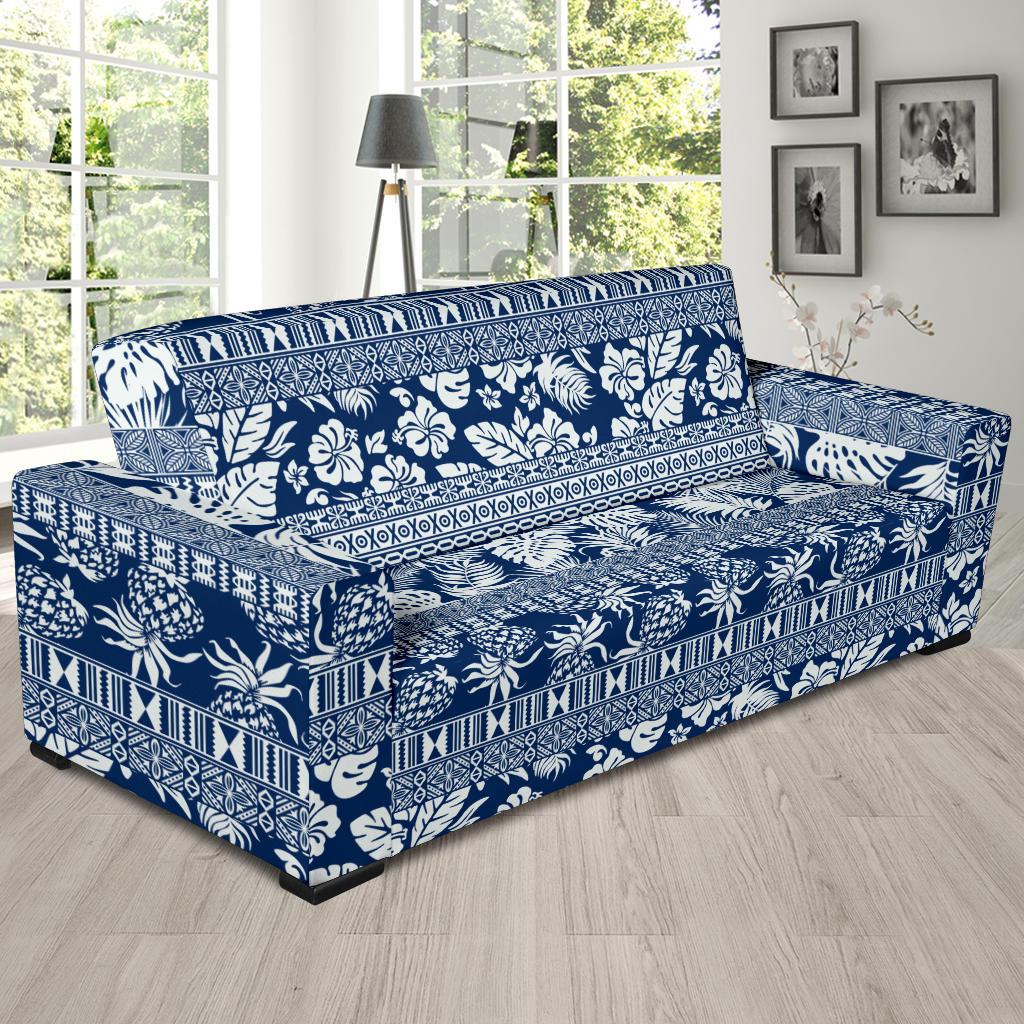 Hawaiian Themed Pattern Print Design H020 Sofa Slipcover-JORJUNE.COM