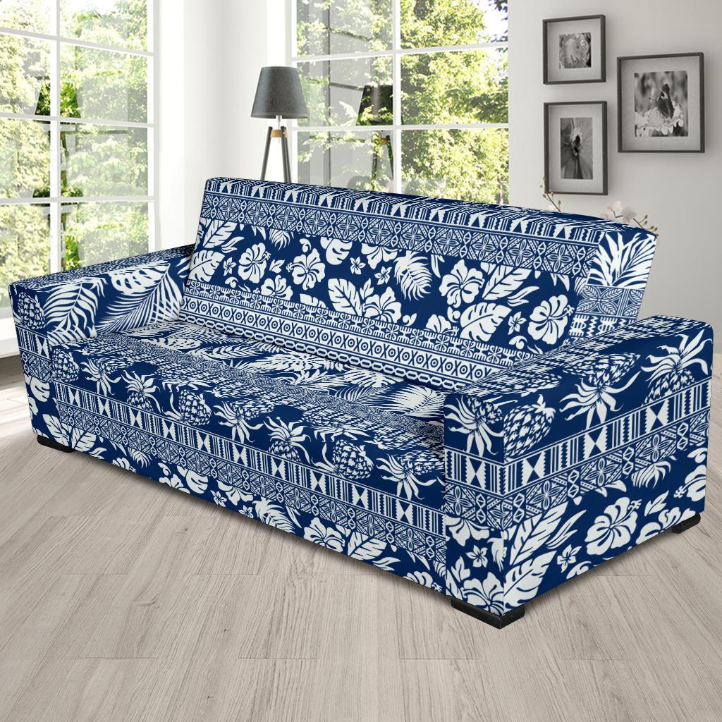 Hawaiian Themed Pattern Print Design H020 Sofa Slipcover-JORJUNE.COM