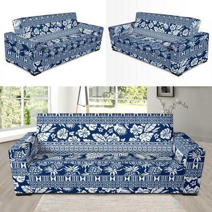 Hawaiian Themed Pattern Print Design H020 Sofa Slipcover-JORJUNE.COM