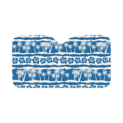 Hawaiian Themed Pattern Print Design H021 Car Sun Shade-JorJune