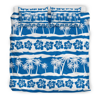 Hawaiian Themed Pattern Print Design H021 Duvet Cover Bedding Set-JORJUNE.COM