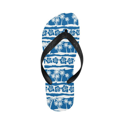 Hawaiian Themed Pattern Print Design H021 Flip Flops-JorJune