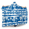 Hawaiian Themed Pattern Print Design H021 Hooded Blanket-JORJUNE.COM