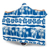 Hawaiian Themed Pattern Print Design H021 Hooded Blanket-JORJUNE.COM