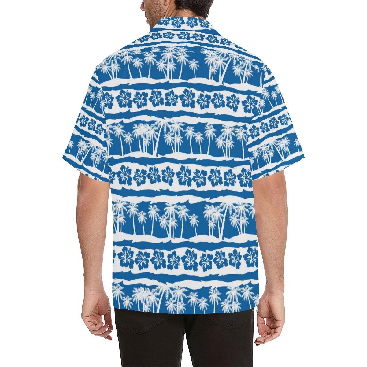 Hawaiian Themed Pattern Print Design H021 Men Hawaiian Shirt-JorJune