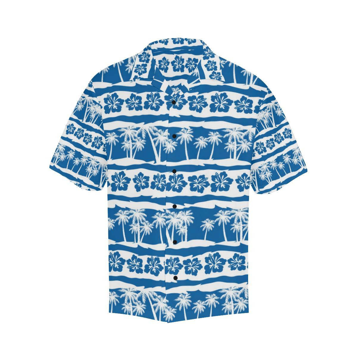 Hawaiian Themed Pattern Print Design H021 Men Hawaiian Shirt-JorJune