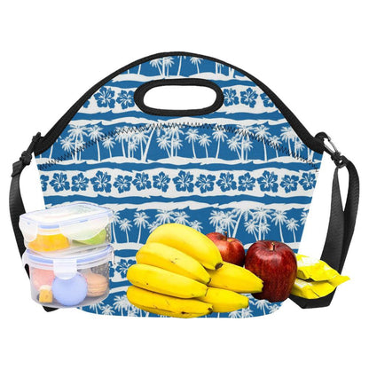 Hawaiian Themed Pattern Print Design H021 Neoprene Lunch Bag-JorJune