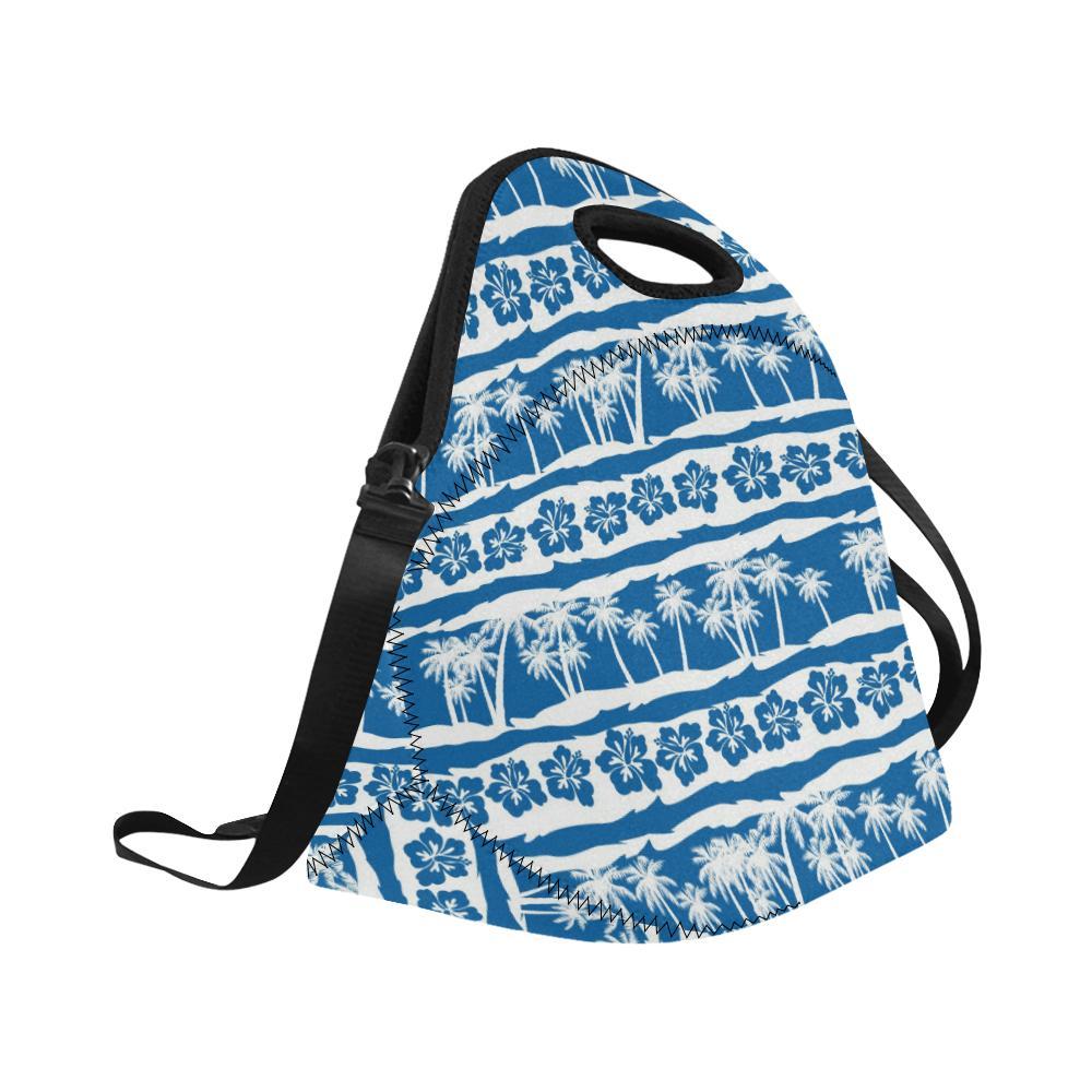 Hawaiian Themed Pattern Print Design H021 Neoprene Lunch Bag-JorJune