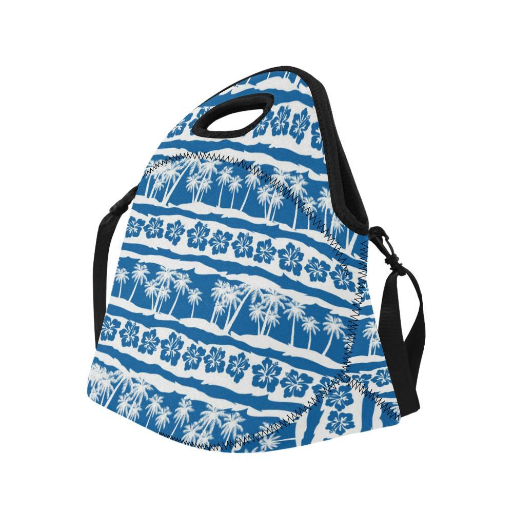 Hawaiian Themed Pattern Print Design H021 Neoprene Lunch Bag-JorJune