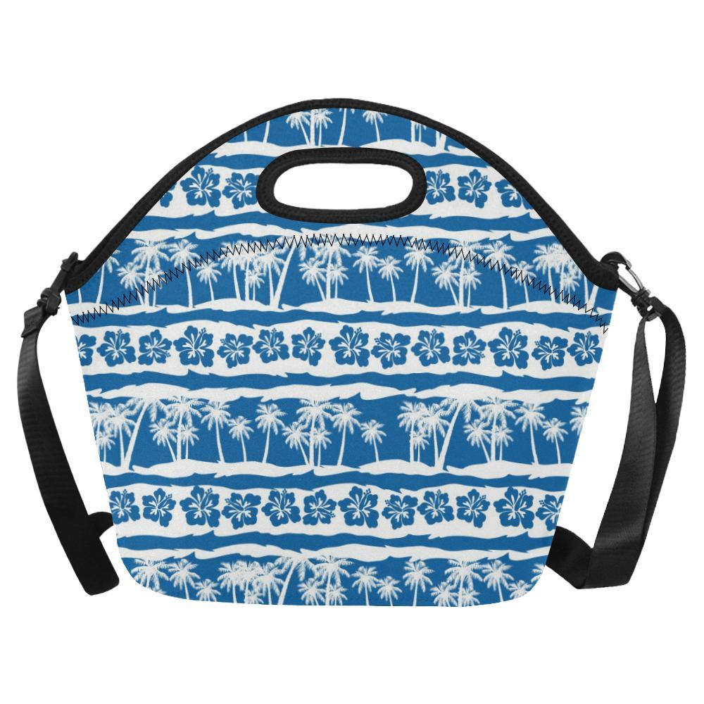 Hawaiian Themed Pattern Print Design H021 Neoprene Lunch Bag-JorJune
