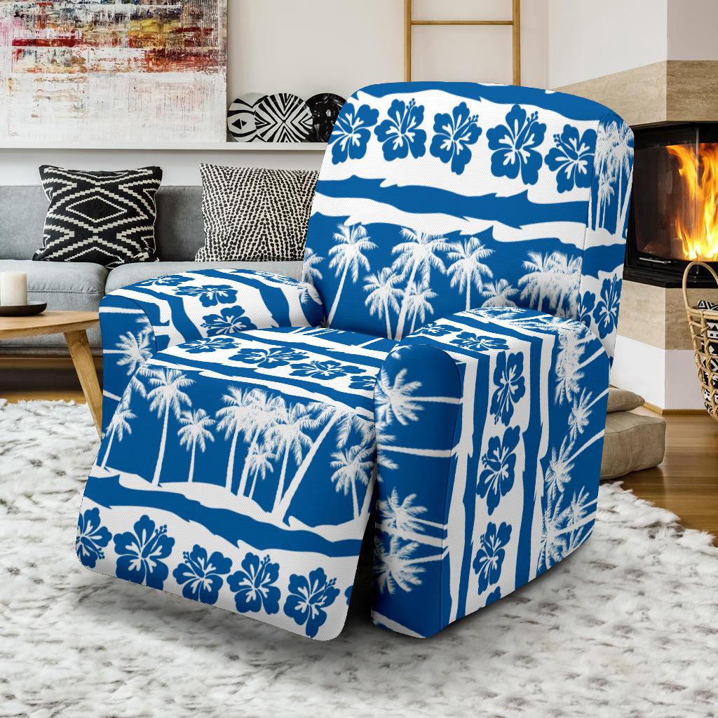 Hawaiian Themed Pattern Print Design H021 Recliner Slipcover-JORJUNE.COM