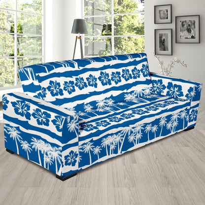 Hawaiian Themed Pattern Print Design H021 Sofa Slipcover-JORJUNE.COM