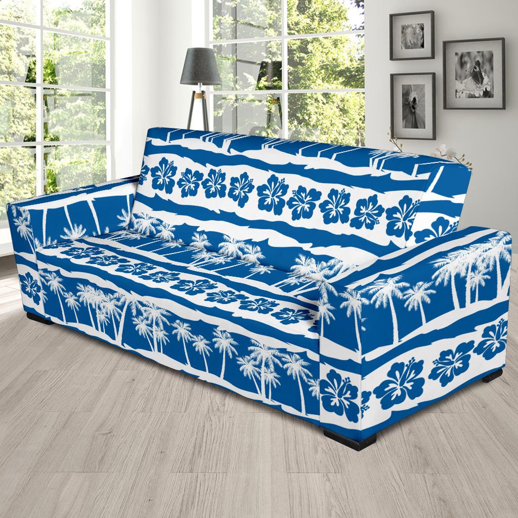 Hawaiian Themed Pattern Print Design H021 Sofa Slipcover-JORJUNE.COM