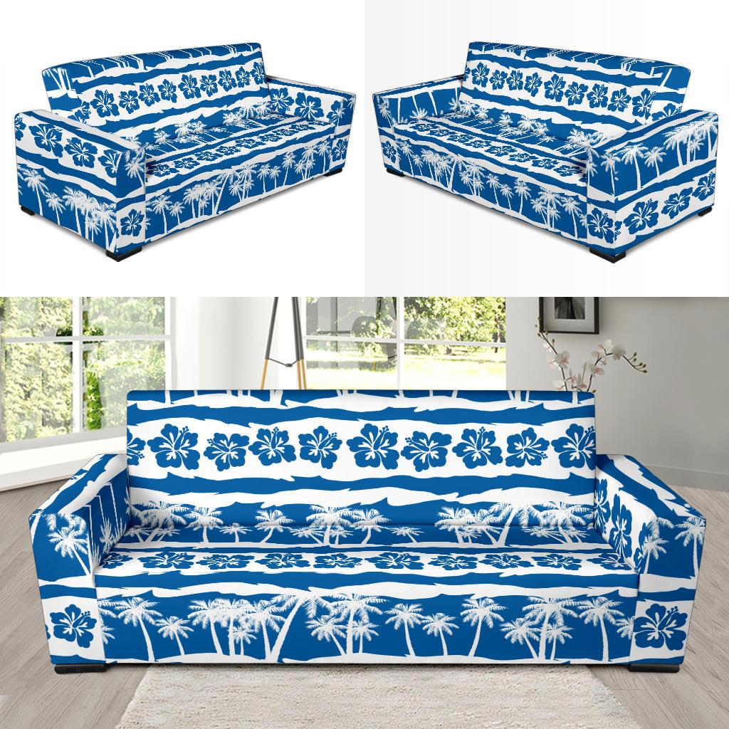 Hawaiian Themed Pattern Print Design H021 Sofa Slipcover-JORJUNE.COM