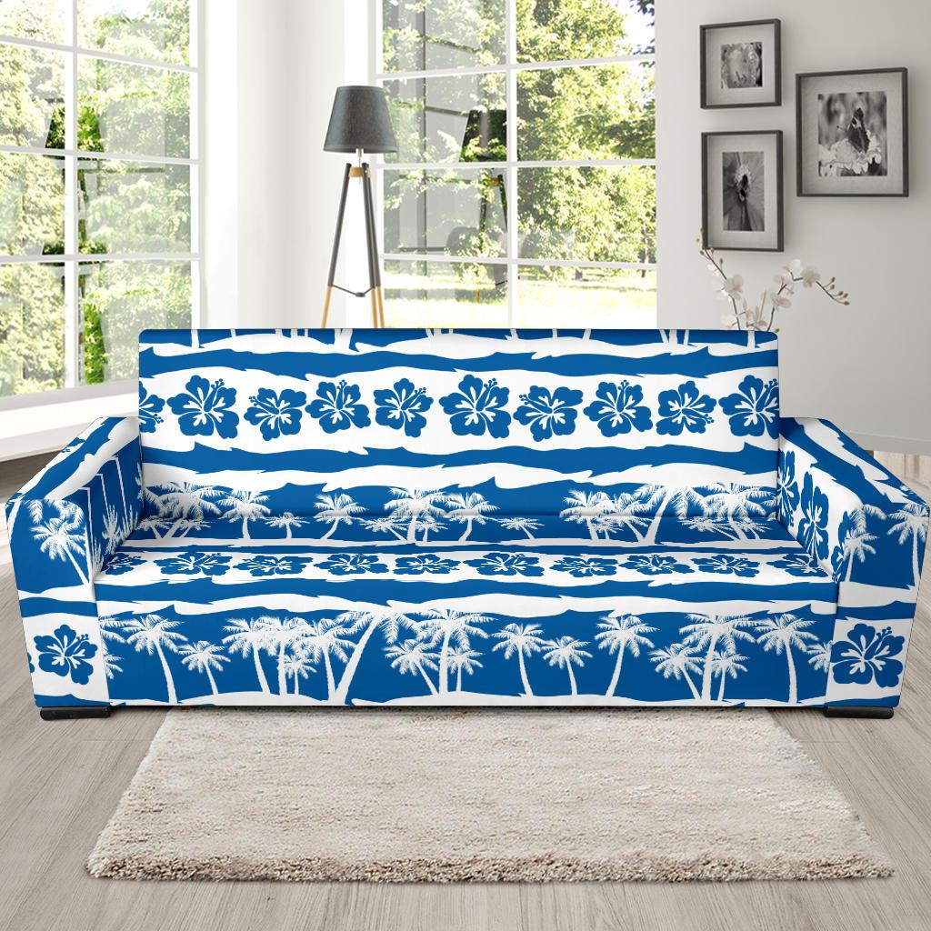 Hawaiian Themed Pattern Print Design H021 Sofa Slipcover-JORJUNE.COM