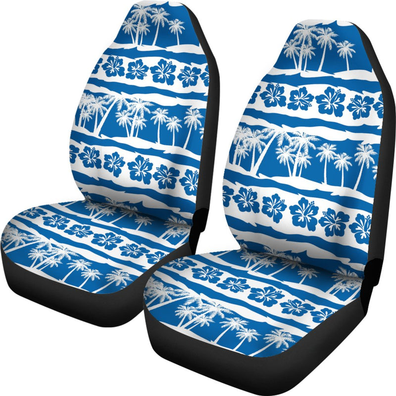 Hawaiian Themed Pattern Print Design H021 Universal Fit Car Seat Covers-JorJune