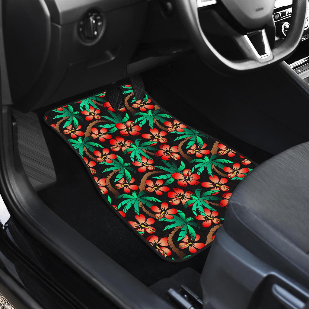Hawaiian Themed Pattern Print Design H022 Car Floor Mats-JorJune