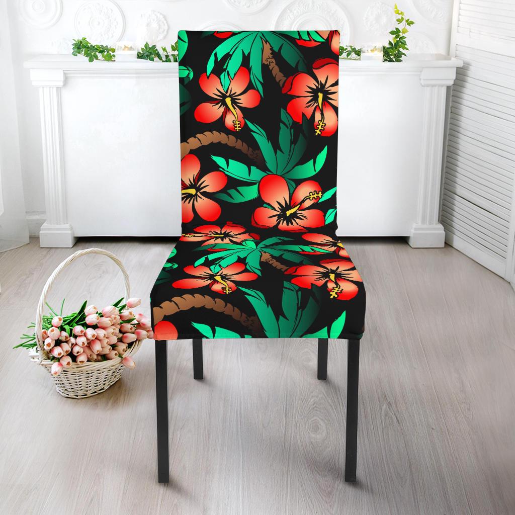 Hawaiian Themed Pattern Print Design H022 Dining Chair Slipcover-JORJUNE.COM