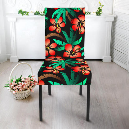 Hawaiian Themed Pattern Print Design H022 Dining Chair Slipcover-JORJUNE.COM