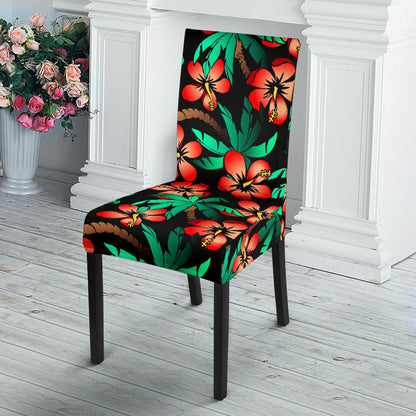 Hawaiian Themed Pattern Print Design H022 Dining Chair Slipcover-JORJUNE.COM