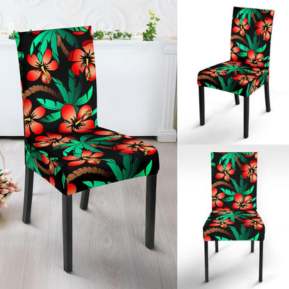Hawaiian Themed Pattern Print Design H022 Dining Chair Slipcover-JORJUNE.COM