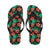 Hawaiian Themed Pattern Print Design H022 Flip Flops-JorJune