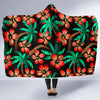 Hawaiian Themed Pattern Print Design H022 Hooded Blanket-JORJUNE.COM