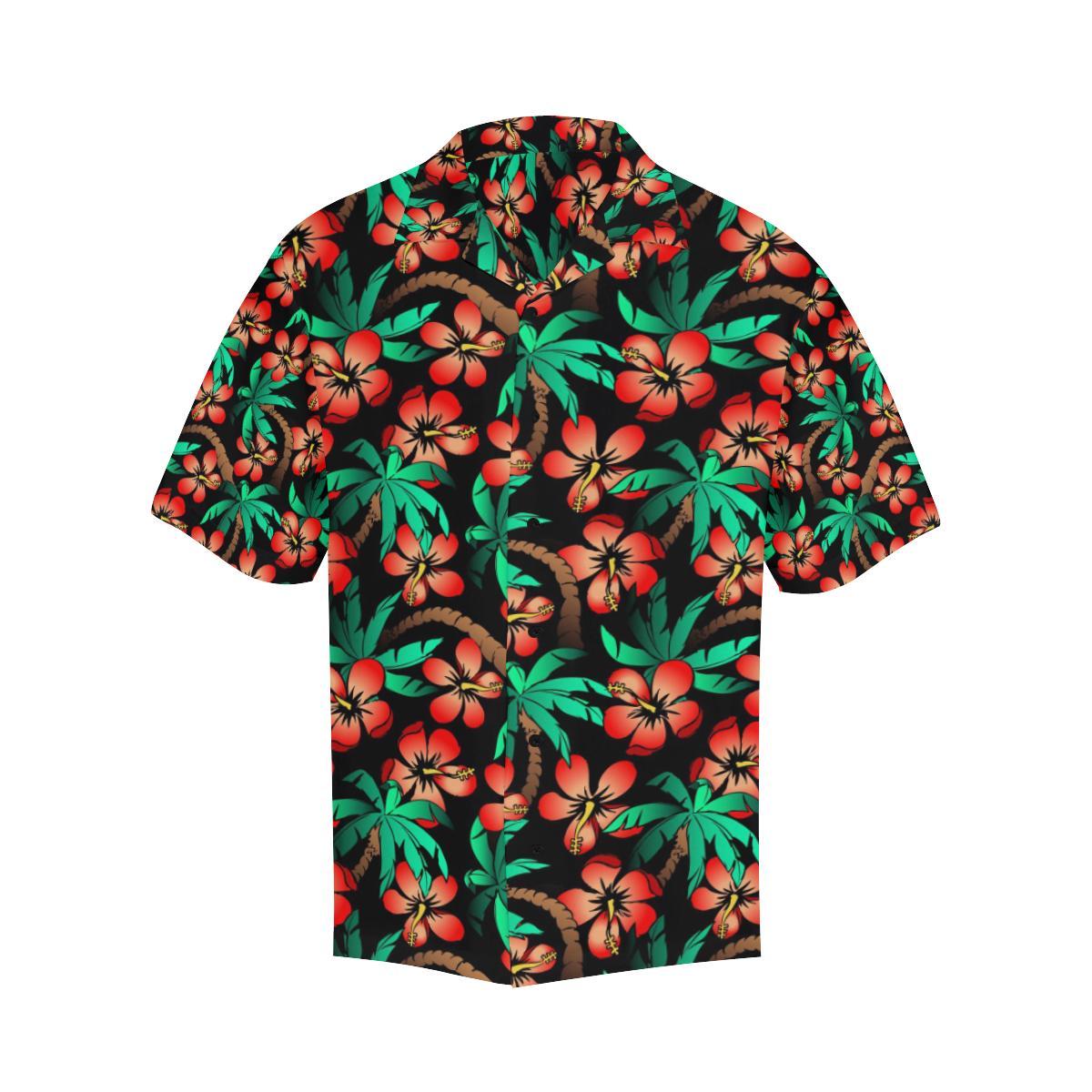 Hawaiian Themed Pattern Print Design H022 Men Hawaiian Shirt-JorJune