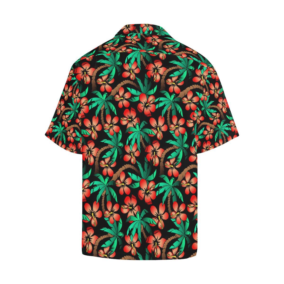 Hawaiian Themed Pattern Print Design H022 Men Hawaiian Shirt-JorJune