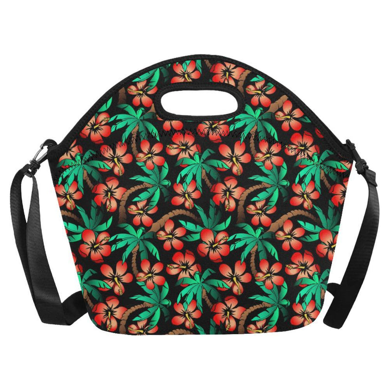 Hawaiian Themed Pattern Print Design H022 Neoprene Lunch Bag-JorJune