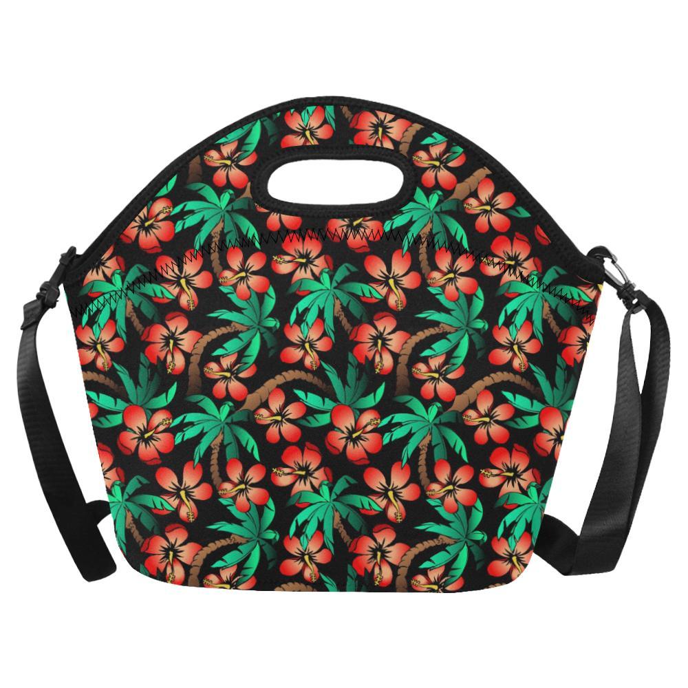 Hawaiian Themed Pattern Print Design H022 Neoprene Lunch Bag-JorJune