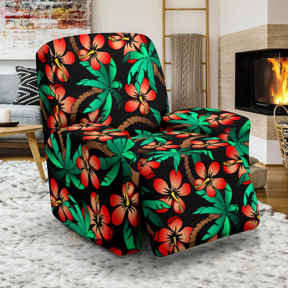 Hawaiian Themed Pattern Print Design H022 Recliner Slipcover-JORJUNE.COM