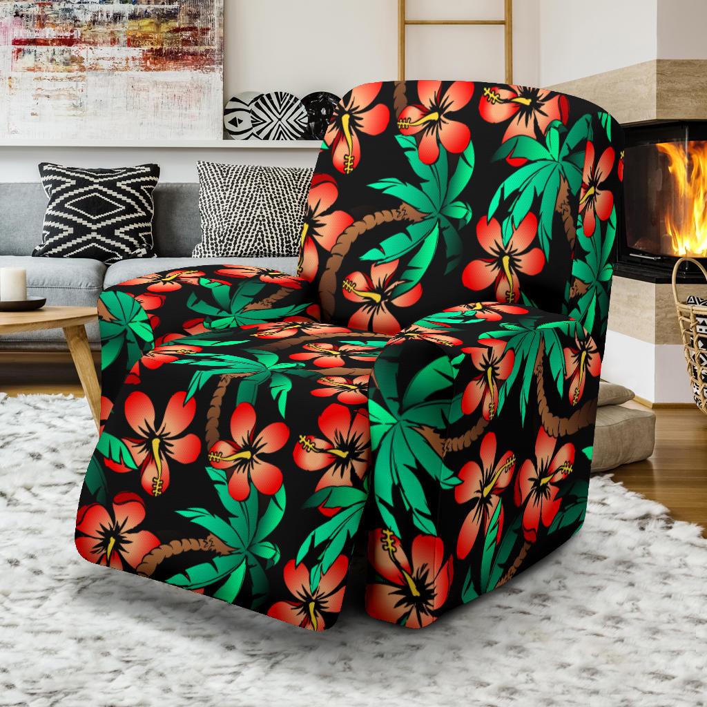 Hawaiian Themed Pattern Print Design H022 Recliner Slipcover-JORJUNE.COM