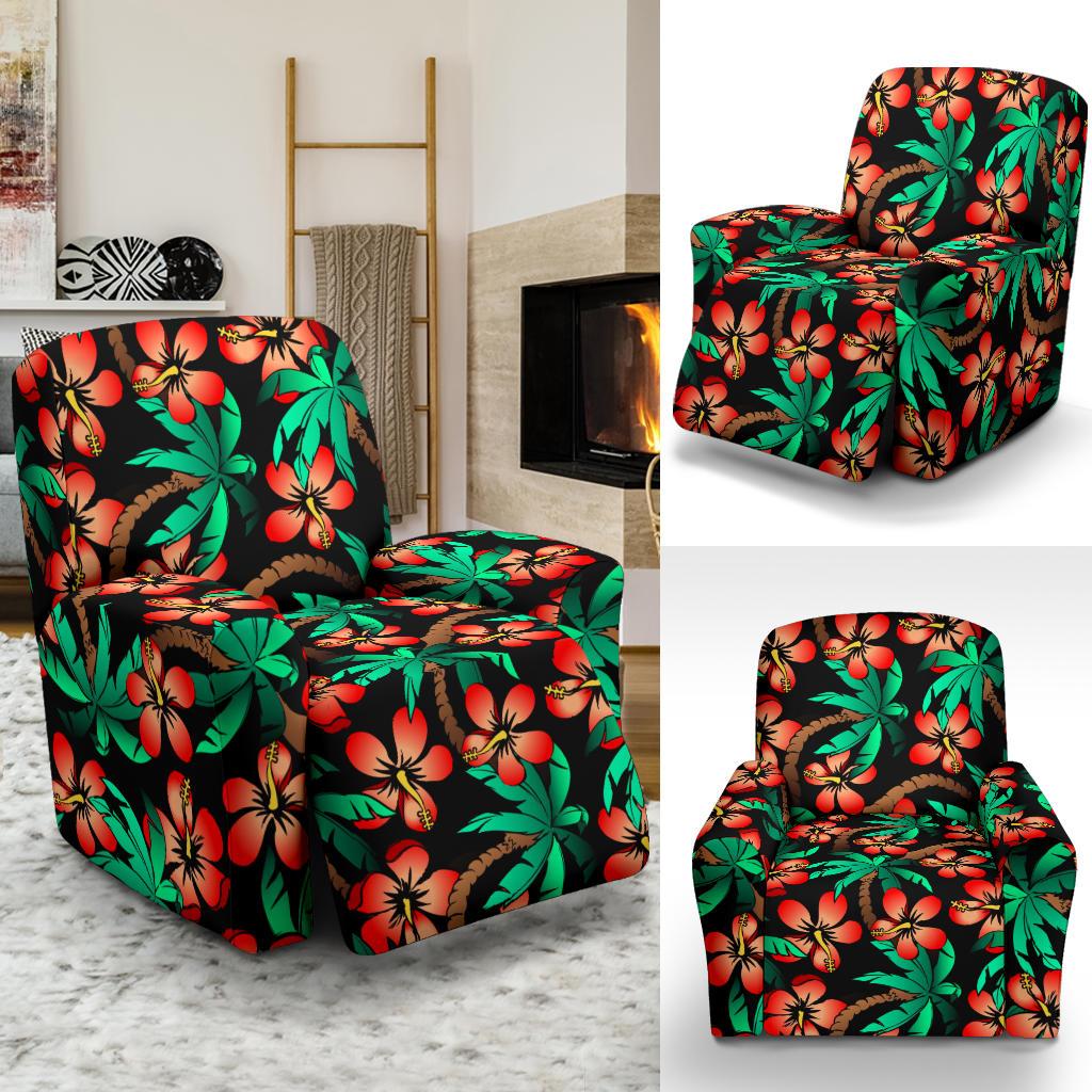 Hawaiian Themed Pattern Print Design H022 Recliner Slipcover-JORJUNE.COM