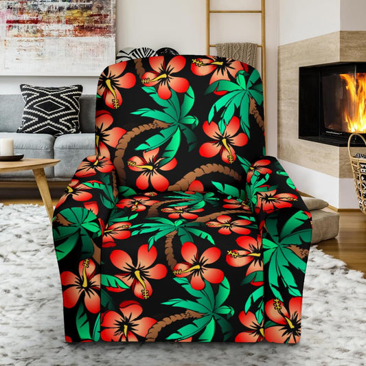 Hawaiian Themed Pattern Print Design H022 Recliner Slipcover-JORJUNE.COM