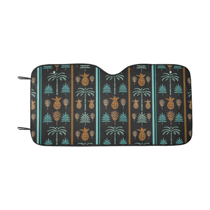 Hawaiian Themed Pattern Print Design H023 Car Sun Shade-JorJune