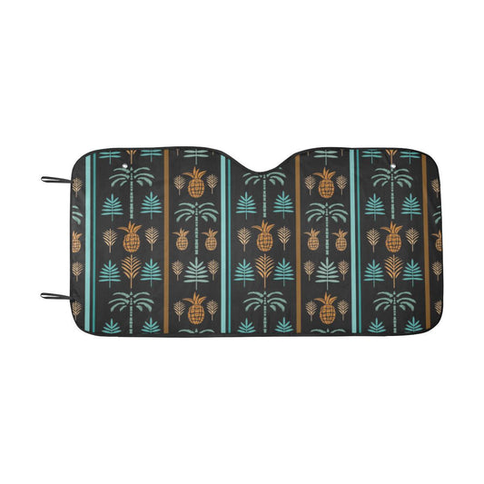 Hawaiian Themed Pattern Print Design H023 Car Sun Shade-JorJune
